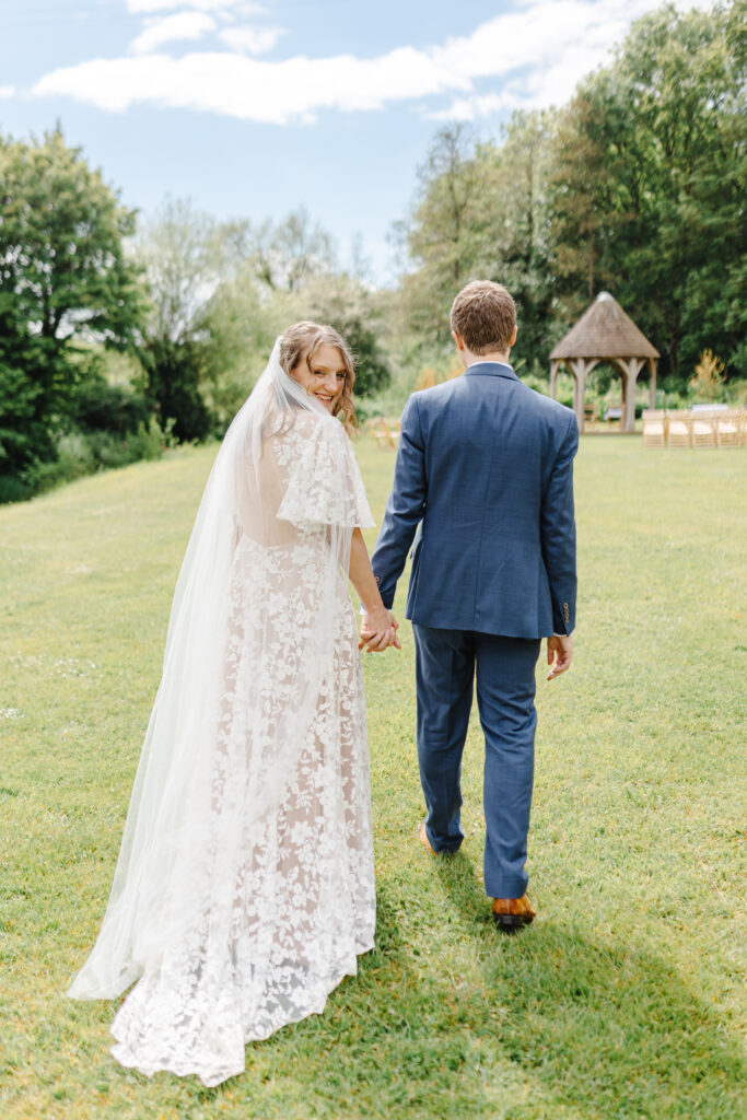 Hannah and Ben's couple portraits at Priston Mill near Bath