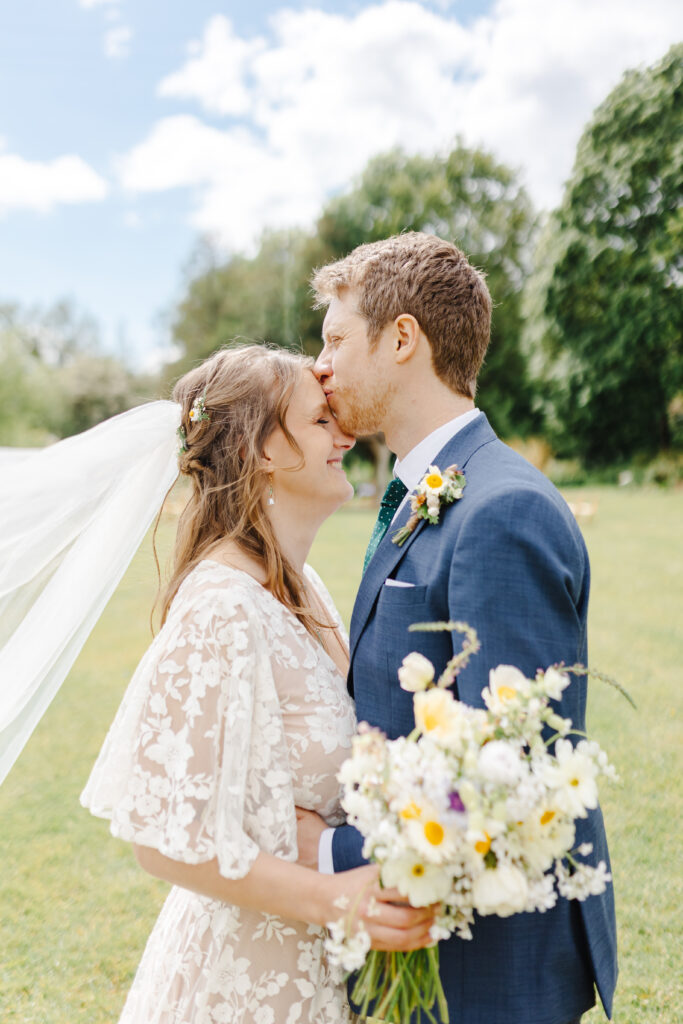 Hannah and Ben's couple portraits at Priston Mill near Bath