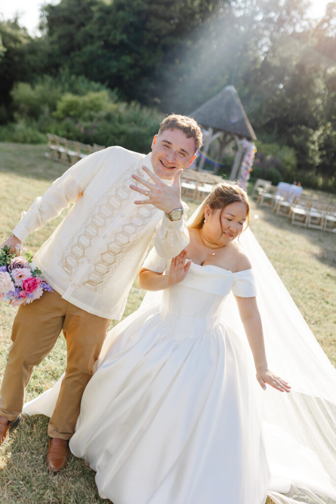 Golden hour fun at Priston Mill near Bath