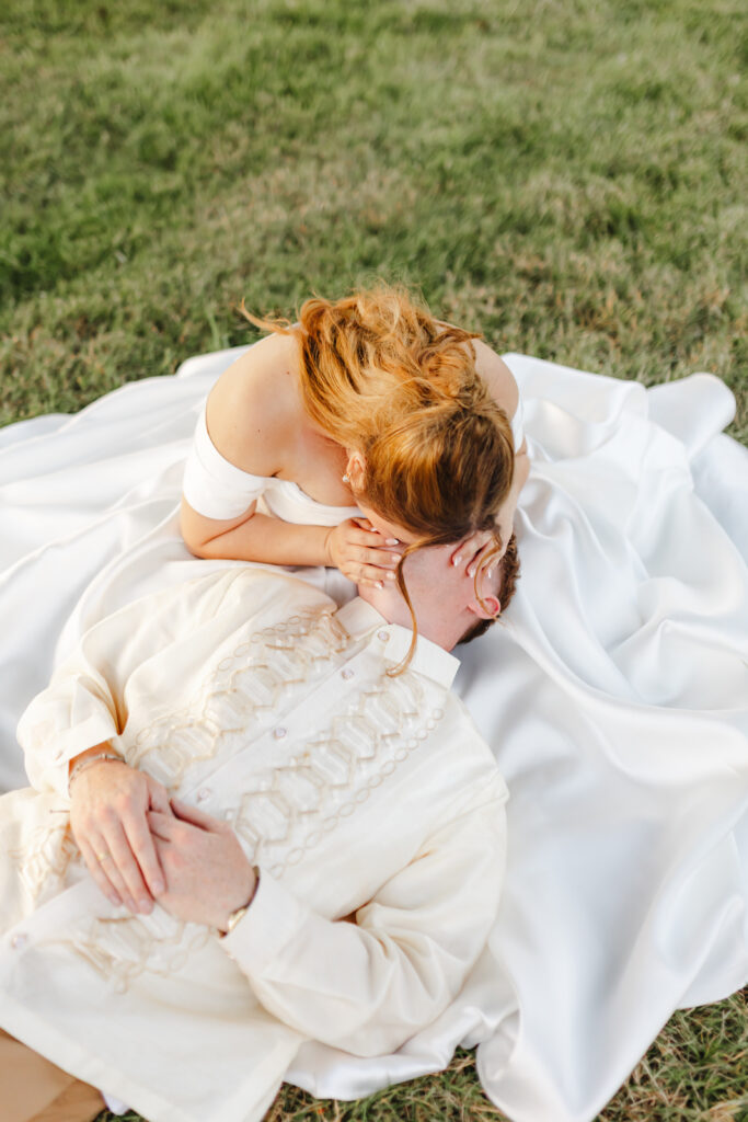 Golden hour couple portraits at Priston Mill near Bath